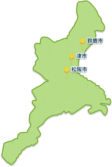 三重県の地図